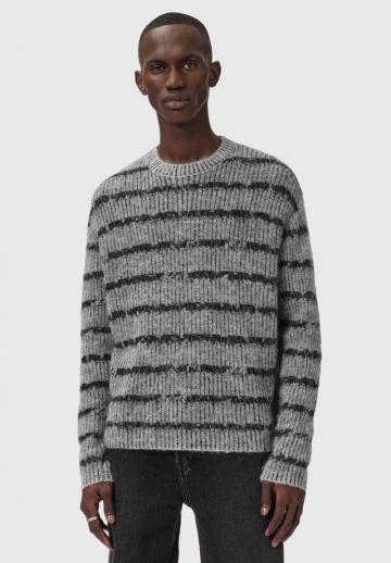 Пуловер в полоску