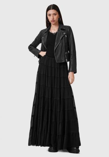 Юбка с воланами