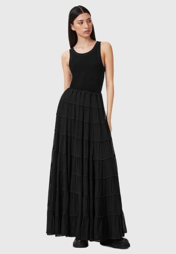 Юбка с воланами