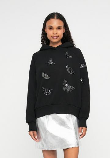 Пуловер с капюшоном