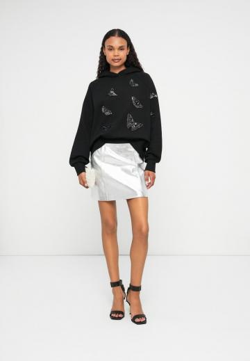 Пуловер с капюшоном