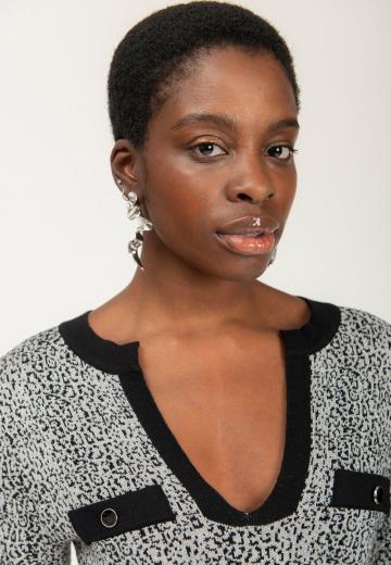 Вязаное платье