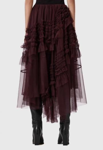 Юбка с воланами