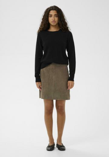 Кожаная юбка