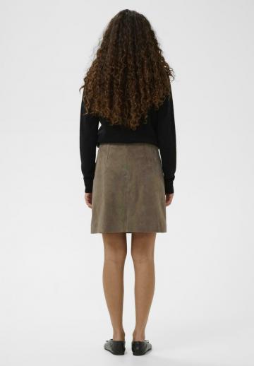 Кожаная юбка