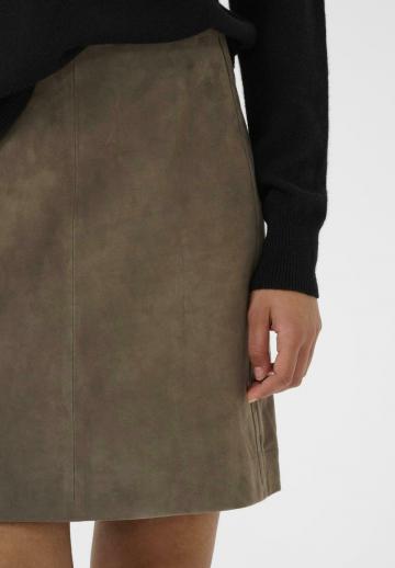 Кожаная юбка