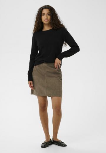 Кожаная юбка