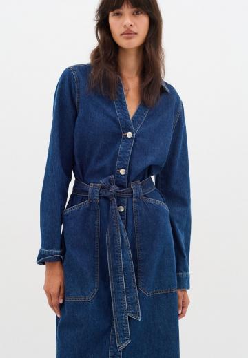 Джинсовое платье