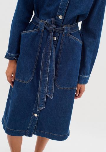 Джинсовое платье