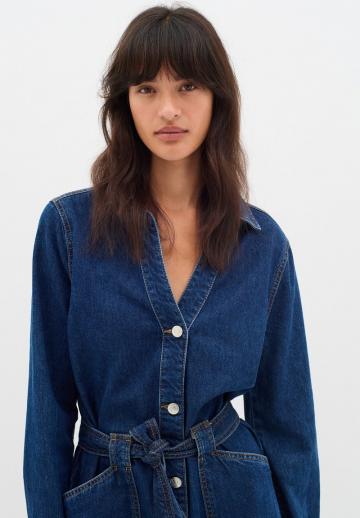 Джинсовое платье