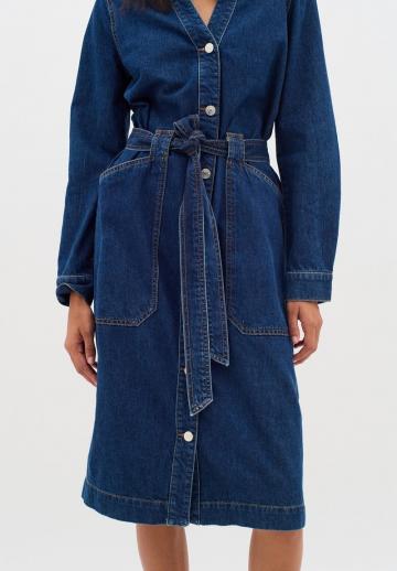 Джинсовое платье