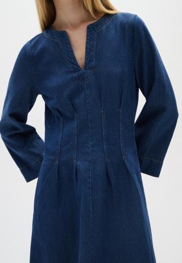 Джинсовое платье