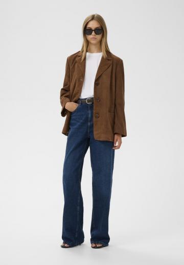 Кожаное пальто