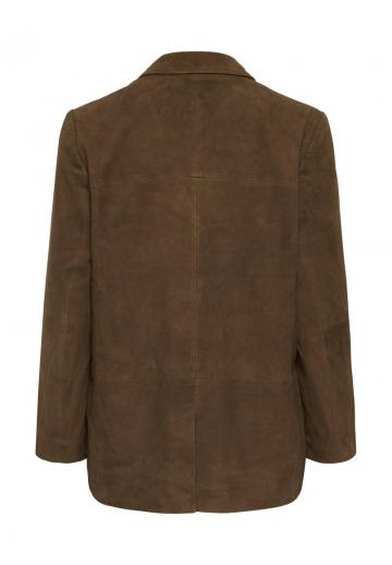 Кожаное пальто