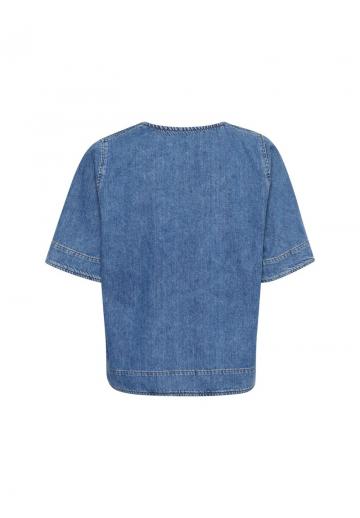 Джинсовая блузка