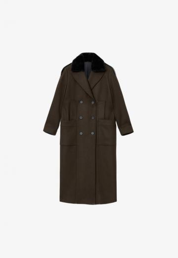Шерстяное пальто