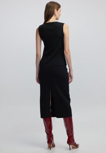 Пуловер без рукавов