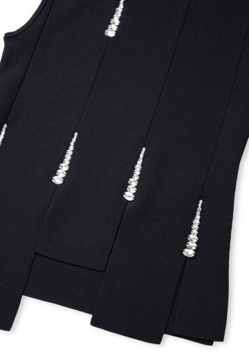 Пуловер без рукавов