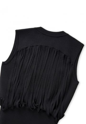 Пуловер без рукавов