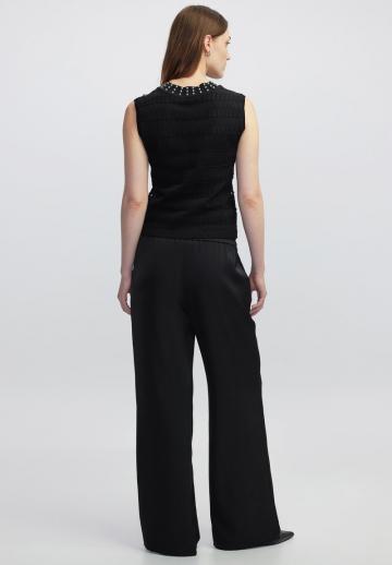 Пуловер без рукавов