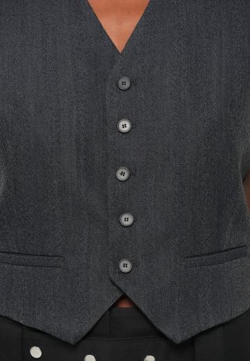 Джинсовая жилетка