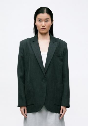 Длинный блейзер