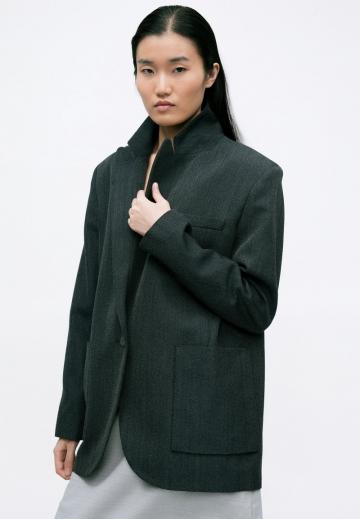 Длинный блейзер