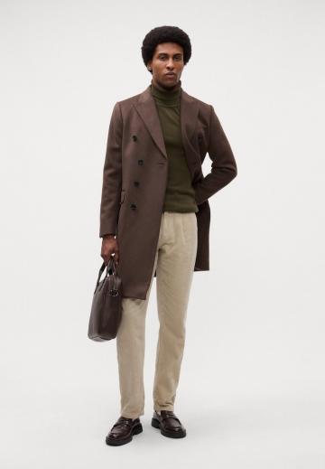 Шерстяное пальто