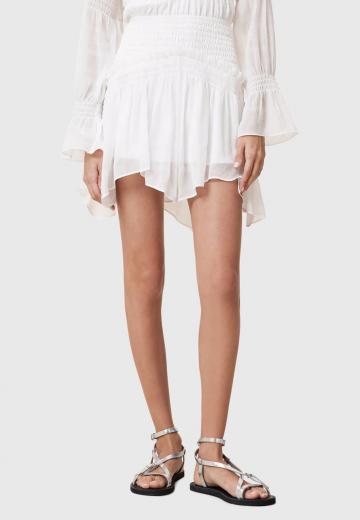 Юбка с воланами