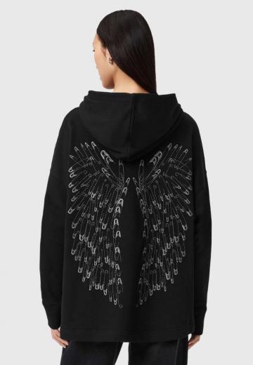 Пуловер с капюшоном