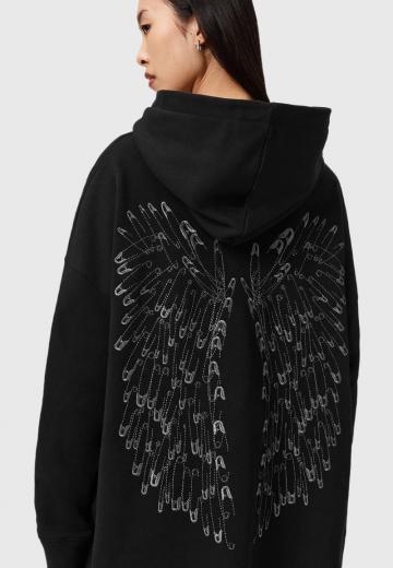 Пуловер с капюшоном