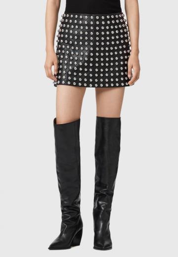 Кожаная юбка