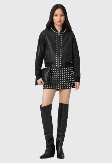 Кожаная юбка