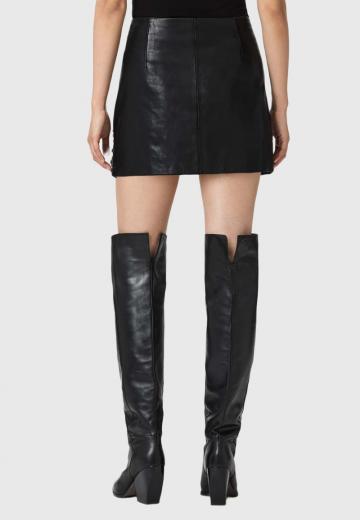 Кожаная юбка