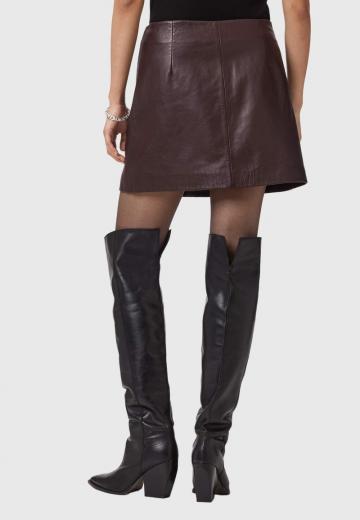 Кожаная юбка