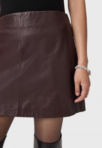 Кожаная юбка