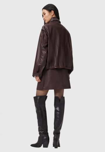 Кожаная юбка