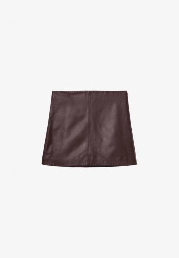 Кожаная юбка