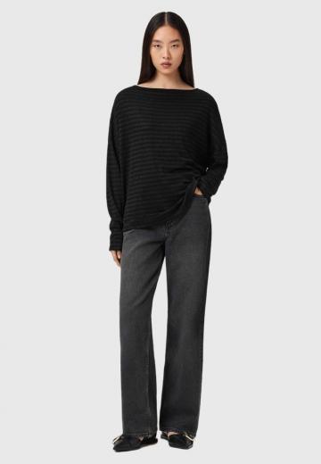 Пуловер в полоску