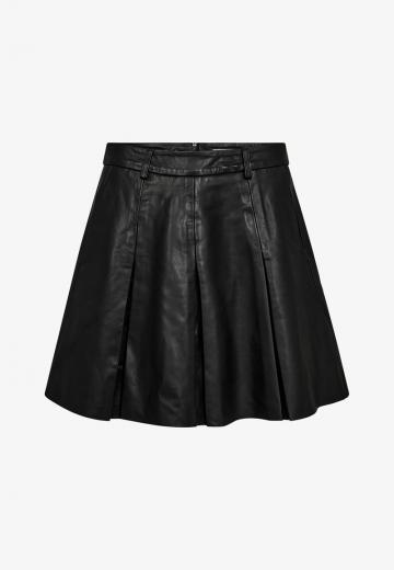 Кожаная юбка