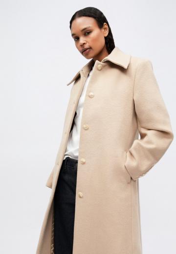 Шерстяное пальто