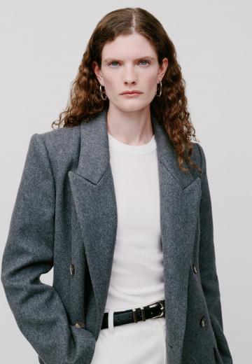 Шерстяное пальто