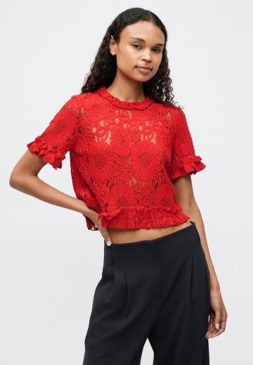 Кружевная блузка