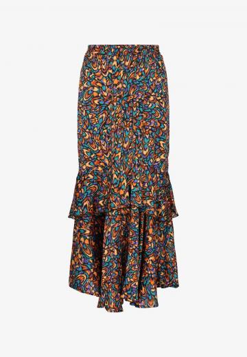 Юбка с воланами