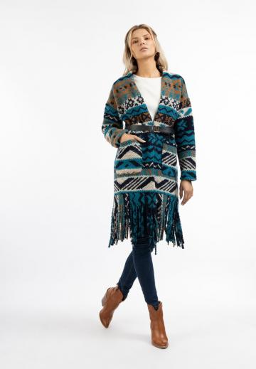 Длинный кардиган