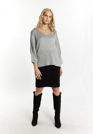 Пуловер с рукавом три четверти