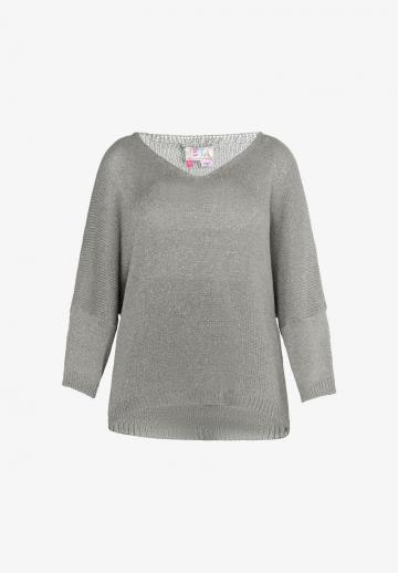 Пуловер с рукавом три четверти