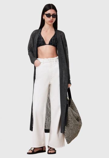 Длинный жилет