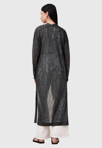 Длинный жилет