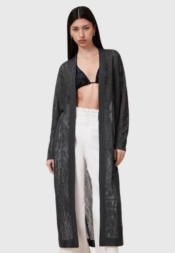 Длинный жилет